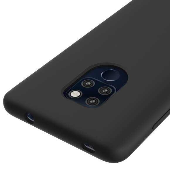 Силиконовый чехол Mobile Shell для Huawei Mate 20 (черный) Силиконовый чехол Mobile Shell для Huawei Mate 20 (черный)