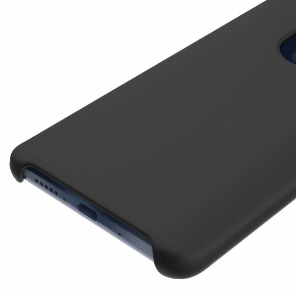 Силиконовый чехол Mobile Shell для Huawei Mate 20 (черный) Силиконовый чехол Mobile Shell для Huawei Mate 20 (черный)