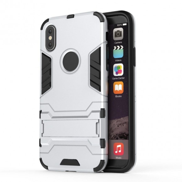 Чехол Duty Armor для iPhone X (серебряный) Чехол Duty Armor для iPhone X (серебряный)