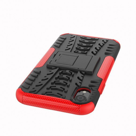 Чехол Hybrid Armor для iPhone XR (черный + красный) Чехол Hybrid Armor для iPhone XR (черный + красный)