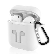 Силиконовый чехол для Apple AirPods (Shock Proof - белый)