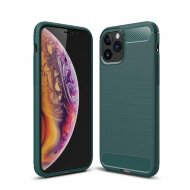 Чехол-накладка Carbon Fibre для iPhone 11 Pro (зеленый) Чехол-накладка Carbon Fibre для iPhone 11 Pro (зеленый)