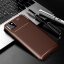 Чехол-накладка Resistant Carbon для Huawei Y5p / Honor 9S  (коричневый)