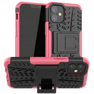 Чехол Hybrid Armor для iPhone 12 mini (черный + розовый) Чехол Hybrid Armor для iPhone 12 mini (черный + розовый)