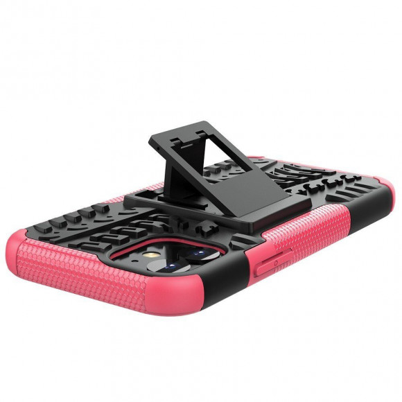 Чехол Hybrid Armor для iPhone 12 mini (черный + розовый) Чехол Hybrid Armor для iPhone 12 mini (черный + розовый)