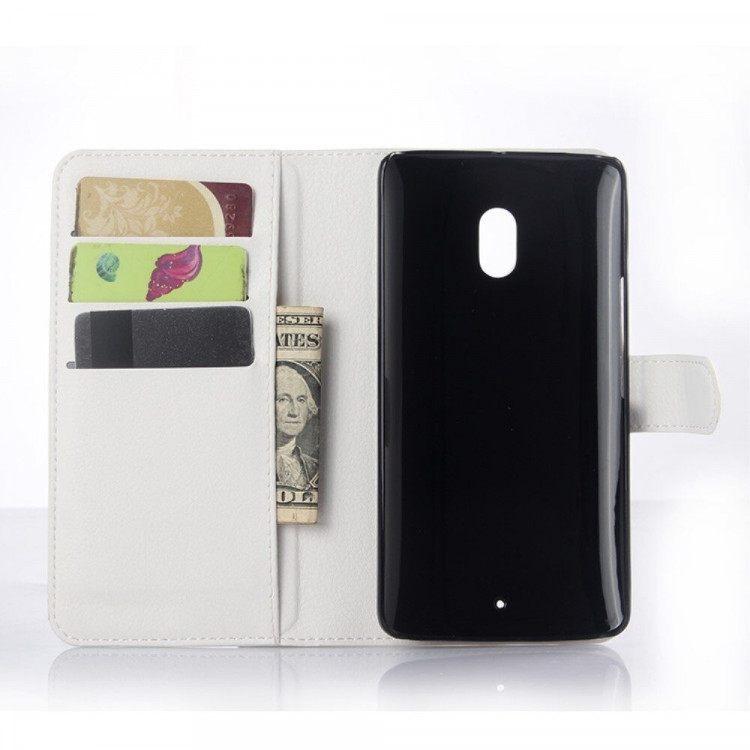 Чехол с визитницей для Motorola Moto X Play (белый)