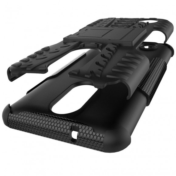 Чехол Hybrid Armor для LG K8 (2017) X300 / M200N (черный)