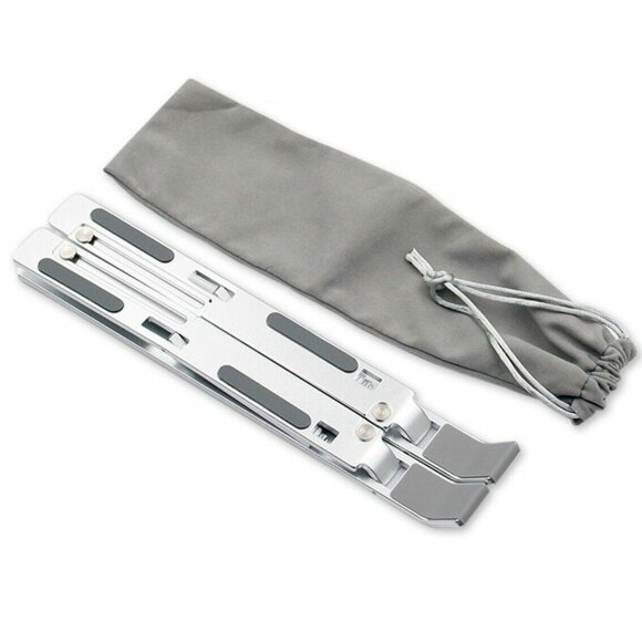 Портативная подставка для ноутбука и MacBook от 10 до 15,6 дюймов (серебряный) Портативная подставка для ноутбука и MacBook от 10 до 15,6 дюймов (серебряный)