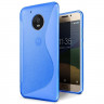 Нескользящий чехол для Motorola Moto G5 (голубой)