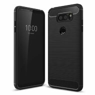 Чехол-накладка Carbon Fibre для LG V30 (черный) Чехол-накладка Carbon Fibre для LG V30 (черный)