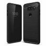 Чехол-накладка Carbon Fibre для LG V30 (черный)