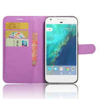 Чехол с визитницей для Google Pixel (фиолетовый)