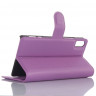 Чехол с визитницей для Lenovo Vibe Shot (фиолетовый)