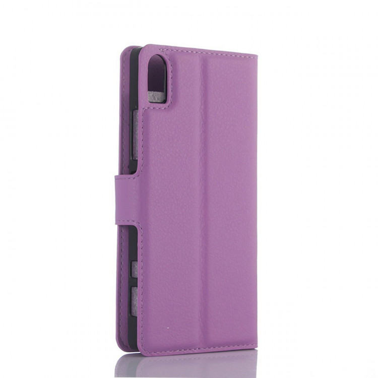 Чехол с визитницей для Lenovo Vibe Shot (фиолетовый)