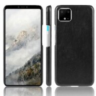 Кожаная накладка-чехол для Google Pixel 4 XL (черный) Кожаная накладка-чехол для Google Pixel 4 XL (черный)