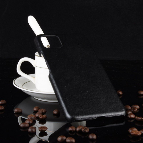 Кожаная накладка-чехол для Google Pixel 4 XL (черный) Кожаная накладка-чехол для Google Pixel 4 XL (черный)