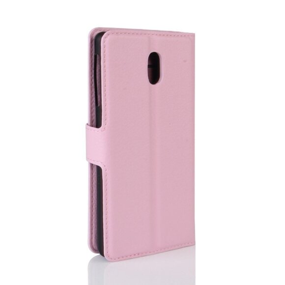 Чехол с визитницей для Nokia 3 (розовый)