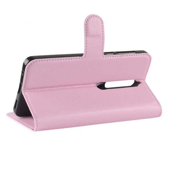 Чехол с визитницей для Nokia 6 (2018) / Nokia 6.1 (розовый)