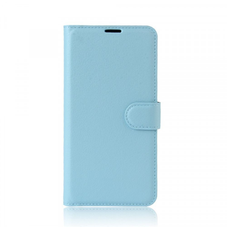 Чехол с визитницей для ASUS ZenFone Go ZB552KL  (голубой)