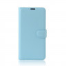 Чехол с визитницей для ASUS ZenFone Go ZB552KL  (голубой)