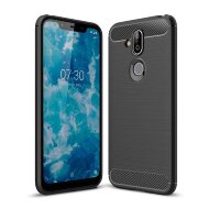Чехол-накладка Carbon Fibre для Nokia 8.1 (черный) Чехол-накладка Carbon Fibre для Nokia 8.1 (черный)