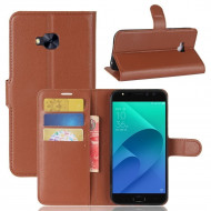 Чехол с визитницей для Asus Zenfone 4 Selfie Pro ZD552KL (коричневый)