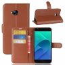 Чехол с визитницей для Asus Zenfone 4 Selfie Pro ZD552KL (коричневый)