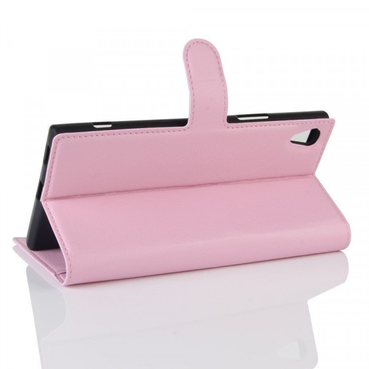 Чехол с визитницей для Sony Xperia XA1 Ultra (розовый)