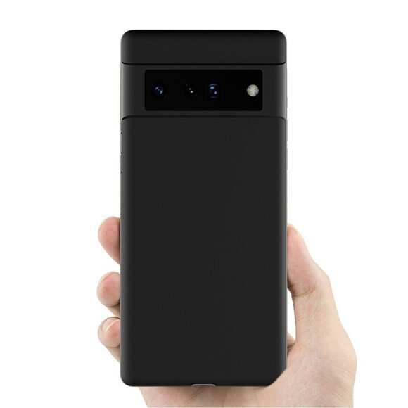 Ультратонкий чехол для Google Pixel 6 (черный) Ультратонкий чехол для Google Pixel 6 (черный)