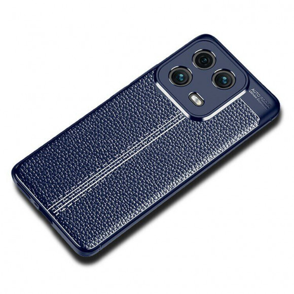 Чехол-накладка Litchi Grain для Xiaomi 13 Pro (темно-синий) Чехол-накладка Litchi Grain для Xiaomi 13 Pro (темно-синий)