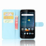 Чехол с визитницей для ZTE Blade V8 Pro (голубой)