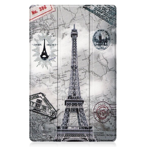 Чехол Smart Case для Lenovo Tab K10 TB-X6C6 - 10,3 дюймов (Eiffel Tower) Чехол Smart Case для Lenovo Tab K10 TB-X6C6 - 10,3 дюймов (Eiffel Tower)
