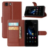 Чехол с визитницей для DOOGEE X5 / X5 Pro (коричневый) Чехол с визитницей для DOOGEE X5 / X5 Pro (коричневый)