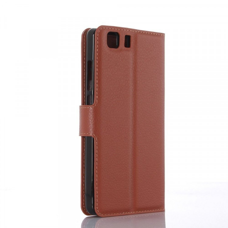 Чехол с визитницей для DOOGEE X5 / X5 Pro (коричневый)