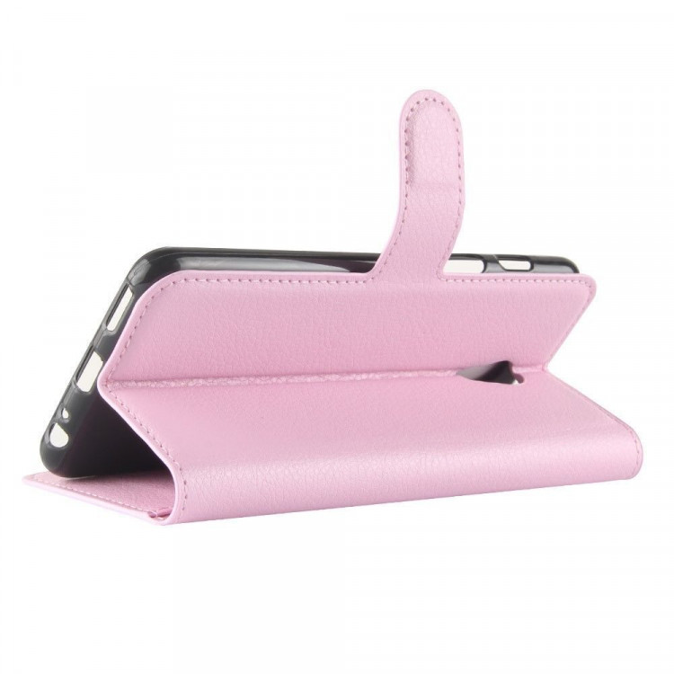 Чехол с визитницей для Meizu M6s (розовый)