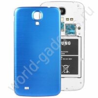 Алюминиевая задняя крышка для Samsung Galaxy Mega 6.3 (синяя)