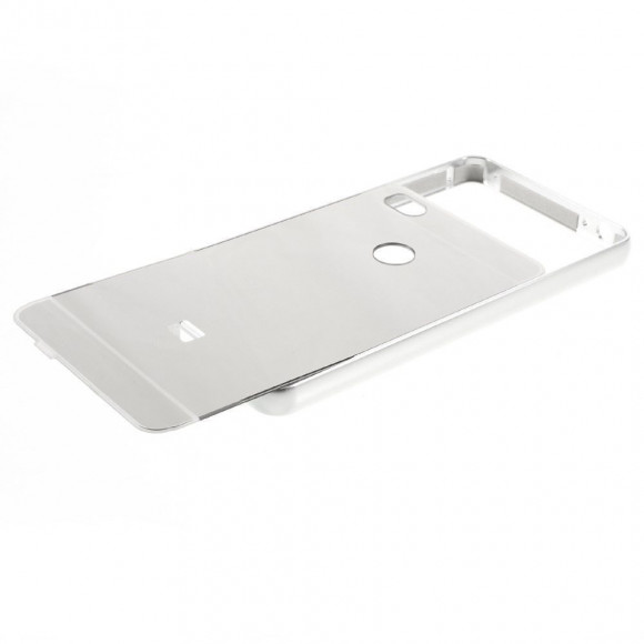 Алюминиевый бампер-чехол для Xiaomi Mi4s (серебряный)