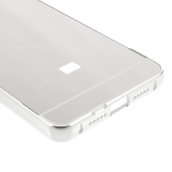 Алюминиевый бампер-чехол для Xiaomi Mi4s (серебряный)