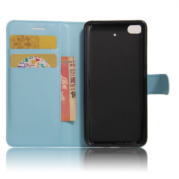 Чехол с визитницей для Xiaomi Mi5S (голубой) Чехол с визитницей для Xiaomi Mi5S (голубой)