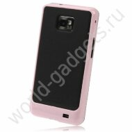 Бампер + силиконовый чехол для Samsung Galaxy S2