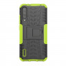 Чехол Hybrid Armor для Xiaomi Mi CC9e / Xiaomi Mi A3 (черный + зеленый)