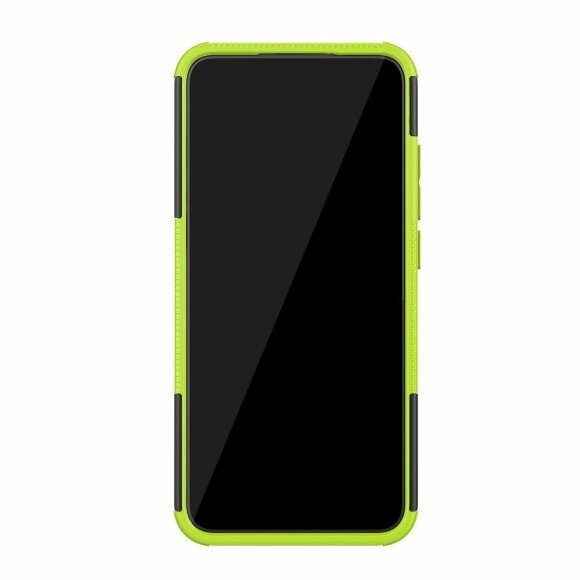 Чехол Hybrid Armor для Xiaomi Mi CC9e / Xiaomi Mi A3 (черный + зеленый) Чехол Hybrid Armor для Xiaomi Mi CC9e / Xiaomi Mi A3 (черный + зеленый)