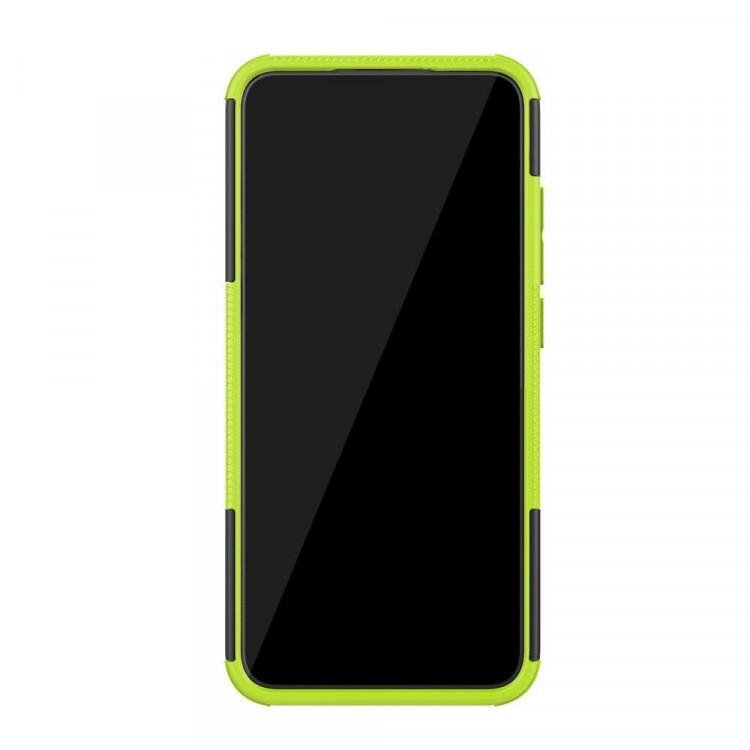 Чехол Hybrid Armor для Xiaomi Mi CC9e / Xiaomi Mi A3 (черный + зеленый)