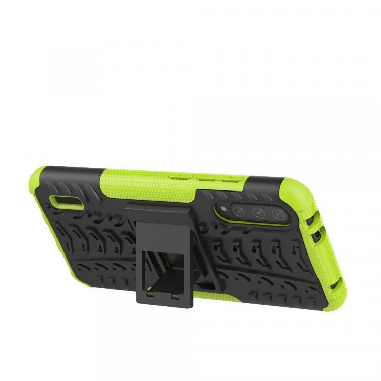 Чехол Hybrid Armor для Xiaomi Mi CC9e / Xiaomi Mi A3 (черный + зеленый)