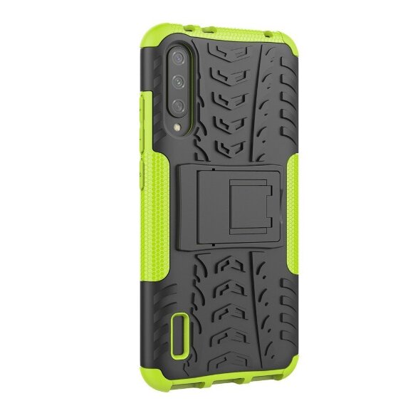 Чехол Hybrid Armor для Xiaomi Mi CC9e / Xiaomi Mi A3 (черный + зеленый) Чехол Hybrid Armor для Xiaomi Mi CC9e / Xiaomi Mi A3 (черный + зеленый)