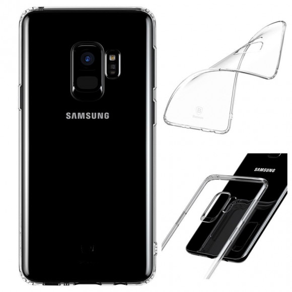 Силиконовый TPU чехол Baseus Simple для Samsung Galaxy S9 (прозрачный) Силиконовый TPU чехол Baseus Simple для Samsung Galaxy S9 (прозрачный)