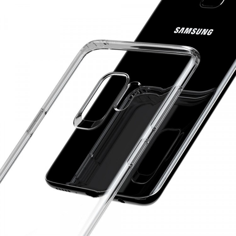 Силиконовый TPU чехол Baseus Simple для Samsung Galaxy S9 (прозрачный)