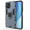Чехол Armor Ring Holder для Xiaomi Mi 11 Lite / Xiaomi Mi 11 Lite 5G (темно-синий)