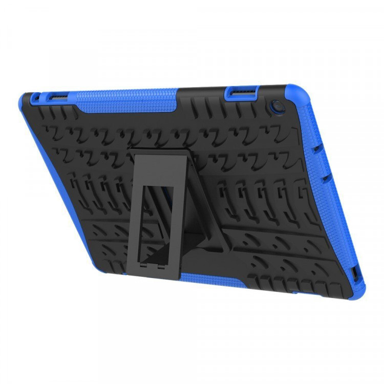 Чехол Hybrid Armor для Huawei MediaPad M3 Lite 10 (черный + голубой)