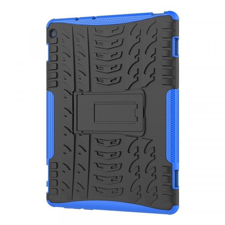 Чехол Hybrid Armor для Huawei MediaPad M3 Lite 10 (черный + голубой)